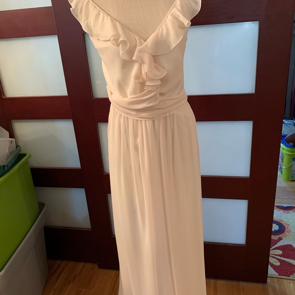 Ladies long chiffon dress